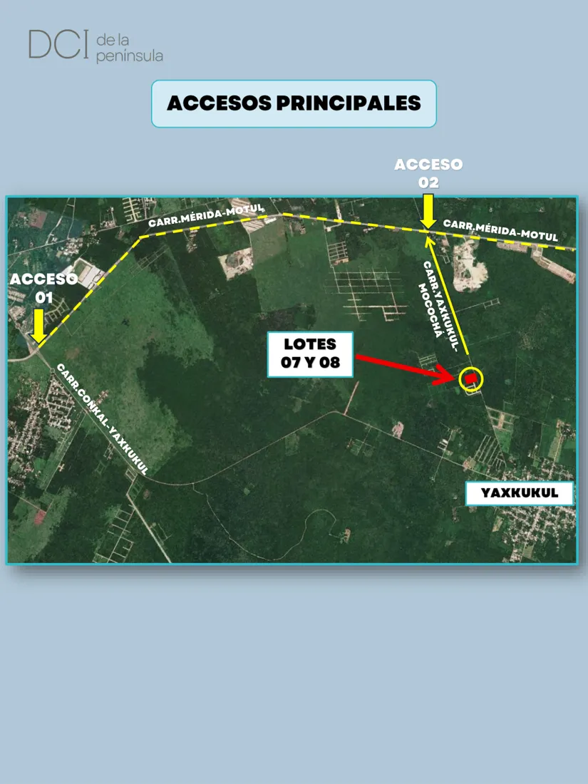 Accesos principales