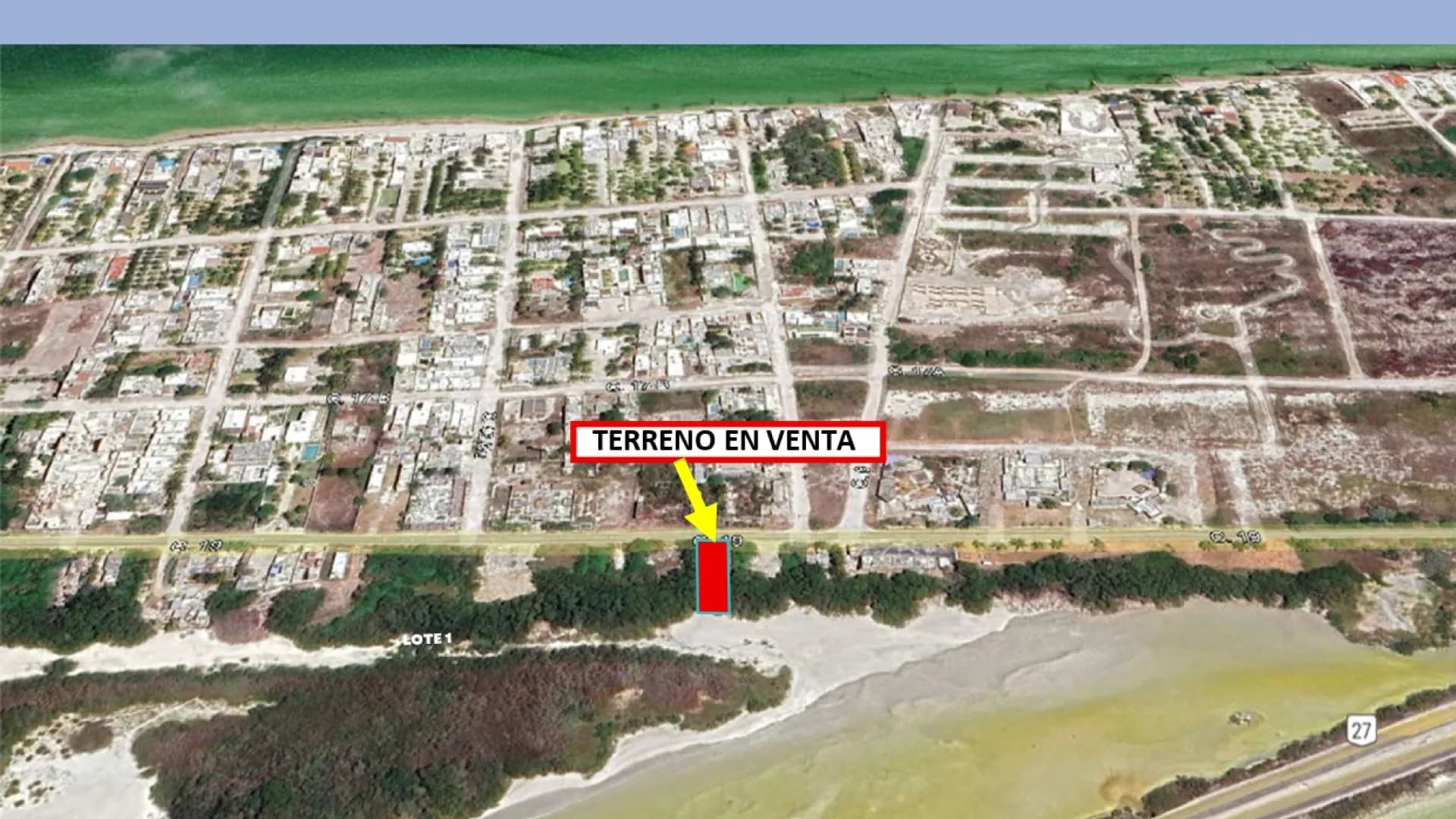 Lote Zona de Antros — Chicxulub Puerto